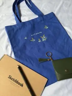 orinasu 刺繍トートバッグ　大きめ頒布バッグ