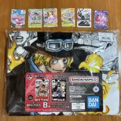 ONE PIECE ワンピース 一番くじ B賞 カードデザインブランケット サボ