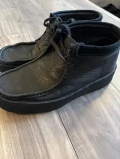 Clarks wallabee boot ワラビー　ブーツ　ブラックレザー