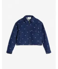 KITSUNÉ ZIPPED CROPPED DENIM JACKET Sのサムネイル