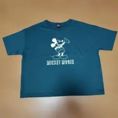 Disney Mickey Mouse Tシャツ ダークグリーン