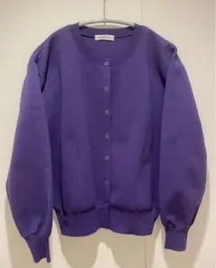 NATURAL BEAUTY BASIC カーディガン　パープル