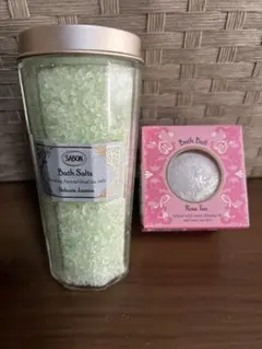 SABON バスソルト デリケートジャスミン & バスボール ローズティーのサムネイル