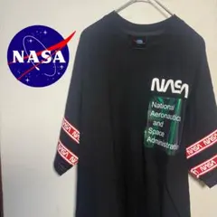 NASA アメリカ国旗Tシャツ L　レディースメンズ　ストリート