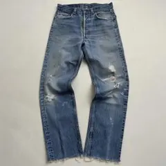 リーバイス501 80s USA製 ハチマル クラッシュ W31 デニム 襤褸