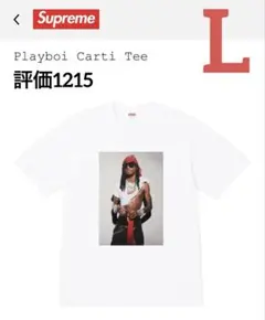 Supreme Playboi Carti Tee white L