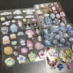 【大量シールおすそわけ】ボンドロ、おはじき、うるちゅる他、正規品、海外のミックス
