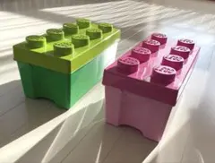 LEGO Duplo ピンク グリーン ケースのみ