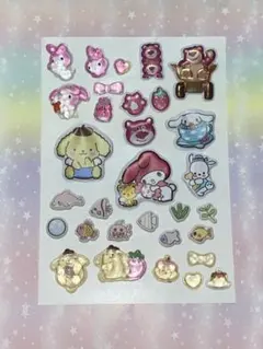 【お裾分け】ボンボンドロップシール、ぷくぷくシール、マシュマロシール、他