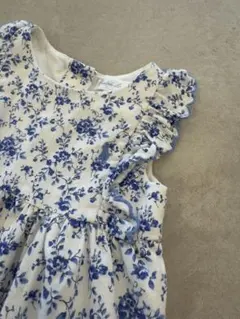 ラルフローレン　花柄コットンワンピース 3m 〜 6m