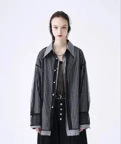seyto Mesh layered dot shirt レイヤードシャツ - メルカリ