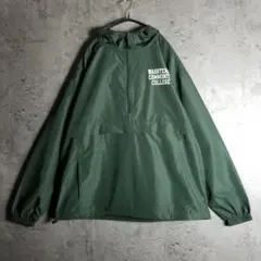 Champion アノラックジャケット カレッジ系 グリーン ハーフジップ