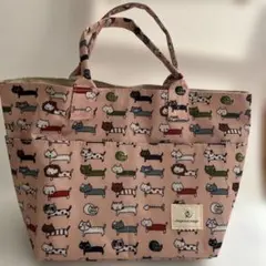 新品未使用品×chaperon rouge ×トートバッグ 猫柄 ×ピンクのサムネイル