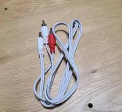 RCA 赤白 → 3.5mm AUX オーディオケーブル 1m ステレオミニ
