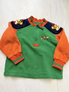 ミキハウス トレーナー 100cm レトロ　くま