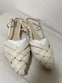 Arpege story / アルページュストーリー 美品 白サンダル 箱ありのサムネイル