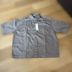 GU シャツ　グレー　メンズ　定価2290円