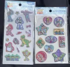 セリア ウォーターシール トイストーリー ふわふわシール セット ディズニー