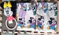 ディズニー タオルハンガーとタオル2枚セット
