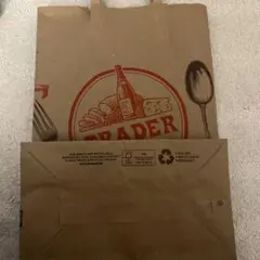 TRADER JOE'S クラフト紙袋 2枚セット