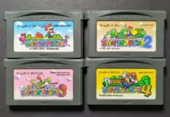【ソフト単品】スーパーマリオアドバンス1・2・3・4　4点セット　動作確認済み