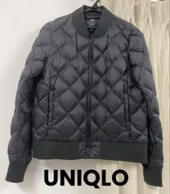UNIQLO ウルトラライトダウン ダイヤキルティング ブルゾン　ブラック　Mのサムネイル