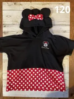 バースデイ　フタフタ　ディズニー　ミニー　ポンチョ　半袖　120