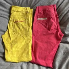 【再値下げ】pearlygates イエローパンツ &ピンクパンツ