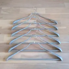 6本セット MAWAハンガー ボディーフォーム バー 46/LS シルバー