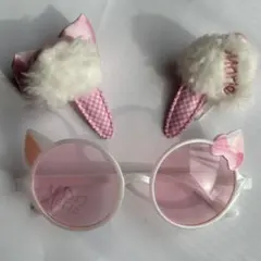 ディズニーマリーちゃん　サングラスとヘアアクセサリーセット