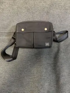 【美品】ポーター　スモーキー　ショルダーバッグ　　ブラック