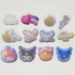 コットンパフィーシール 正規品 シナモロール マイメロ クロミ おすそ分け