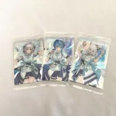ホロライブウエハース　カード　白銀ノエル　白上フブキ　星街すいせい