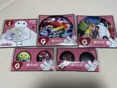 Happyくじ　ベイマックス　G賞 缶バッジ　I賞 ダイカットステッカーセット