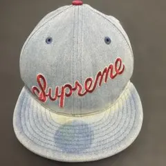 supremeシュプリームデニムキャップNEWERAニューエラ