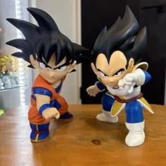 ドラゴンボール　DX組立式ソフビフィギュア　サイヤ人襲来編　孫悟空　ベジータ