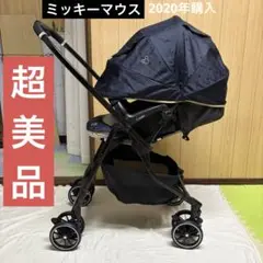 美品　数回使用　A型ベビーカー　ミッキー　ディズニー　黒 2025年最新】ミッキーマウス a型ベビーカーの人気アイテム