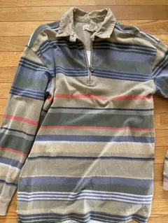 【オールド古着】90〜00sL.L.Bean ハーフジップシャツのサムネイル