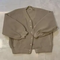 Java ジャバ　ニットカーディガン L ベージュ