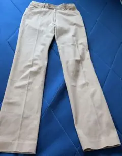 コムサイズム ベージュ チノパン フロントジッパー