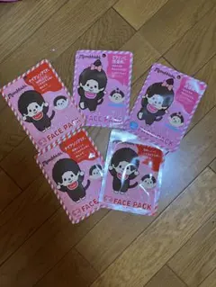 Monchhichi フェイスパック 5枚入り