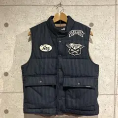 schott レーヨン ダウンベスト / size L Schott N.Y.C SCHOTT ショット 204D レザーダウン ベスト(米国製