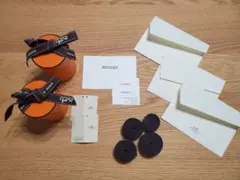 HERMES　エルメス　ツイリーボックス　リボン　封筒　ショップカード