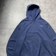 【4XL】00s カーハート　刺繍ワンポイント　ビッグサイズ　スウェットパーカー