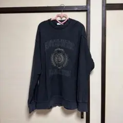 ダークグレー クルーネック スウェットのサムネイル