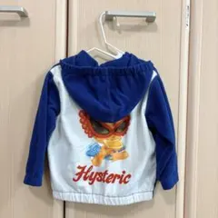 SALE キッズ　パーカー　トレーナー　子供　ヒスミニ　ブルー　男の子　80