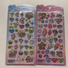 な*ー様 【正規品】パワパフガールズ うるちゅるポップシール 集合 2枚セット