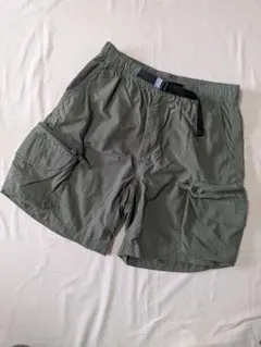 GU ナイロンカーゴハーフパンツ　S☆カーキのサムネイル