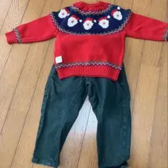 クリスマス　ニット　セーター　パンツセット 100cm