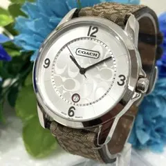 【美品】COACH コーチ　シグネチャー　クォーツ 腕時計　メンズのサムネイル